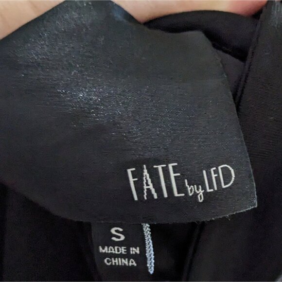 Fate by LFD Gothic Corset Neck Mini Bodycon Dress Size Small - Picture 7 of 12